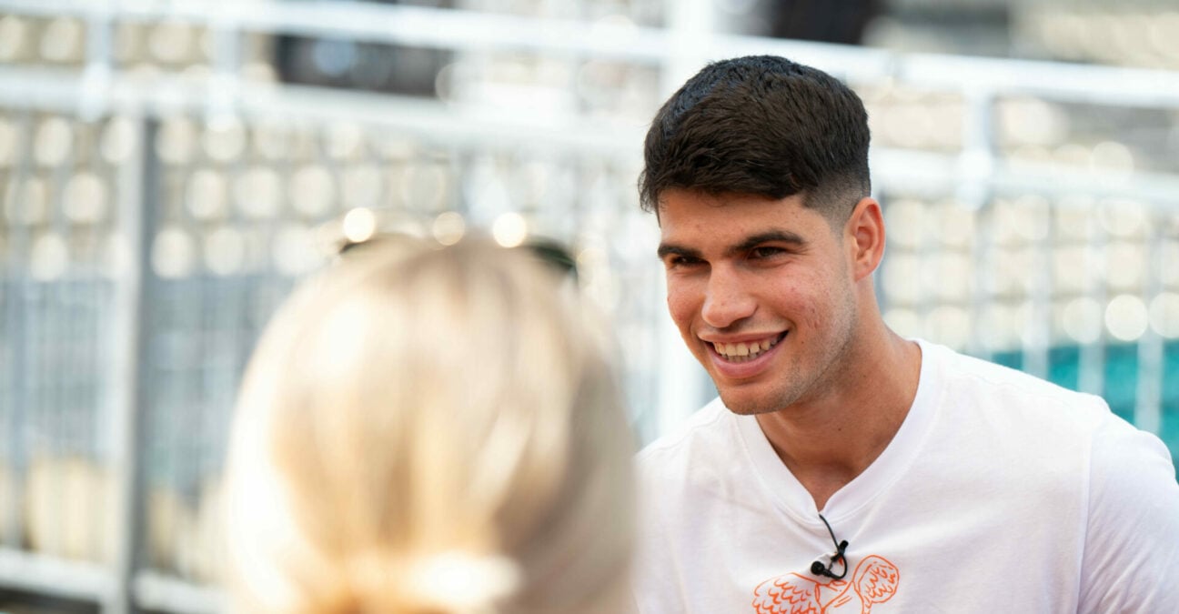 Carlos Alcaraz at the 2023 Hopman Cup
