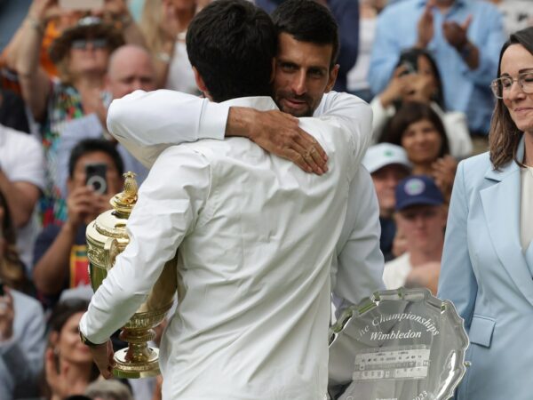 Djokovic and Alcaraz, Wimbledon, 2023