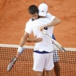 Djokovic and Melzer, Roland-Garros 2010