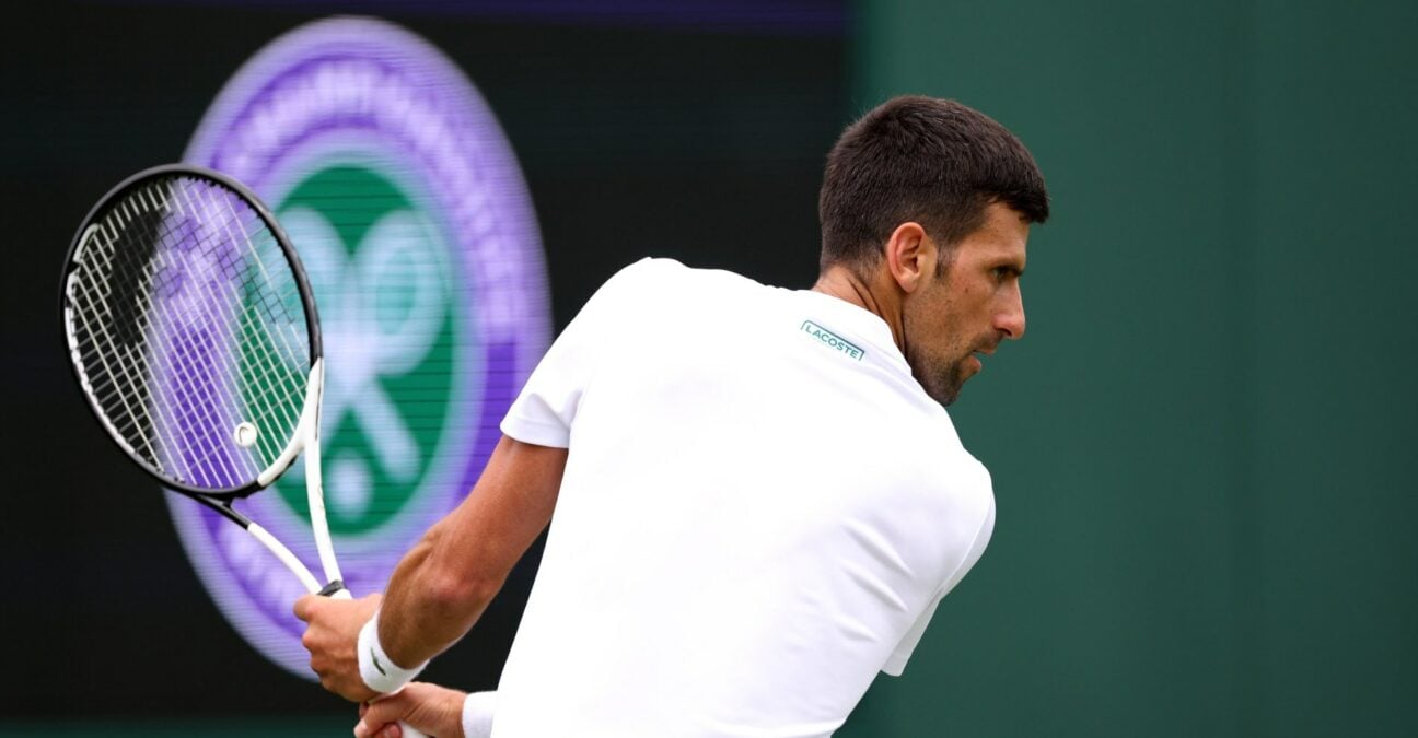 Novak Djokovic at Wimbledon