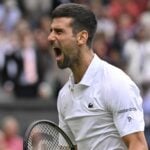 Novak Djokovic at Wimbledon in 2023 (Chryslene Caillaud/Panoramic)