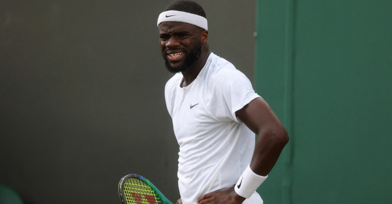 Frances Tiafoe at Wimbledon 2022