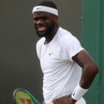 Frances Tiafoe at Wimbledon 2022