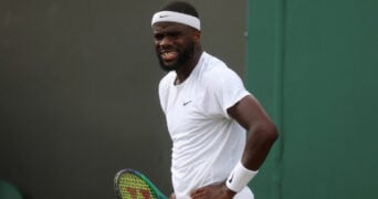 Frances Tiafoe at Wimbledon 2022