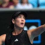 Garbine Muguruza at the 2023 Australian Open