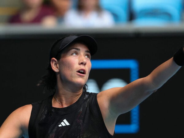 Garbine Muguruza at the 2023 Australian Open