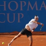Holger Rune at the 2023 Hopman Cup