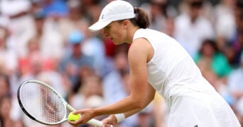 Iga Swiatek at the 2023 Wimbledon Championships