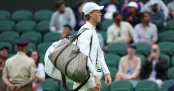 Jannik Sinner at Wimbledon 2023