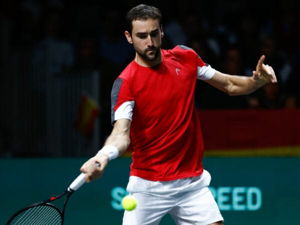 Marin Cilic at the 2022 Davis Cup
