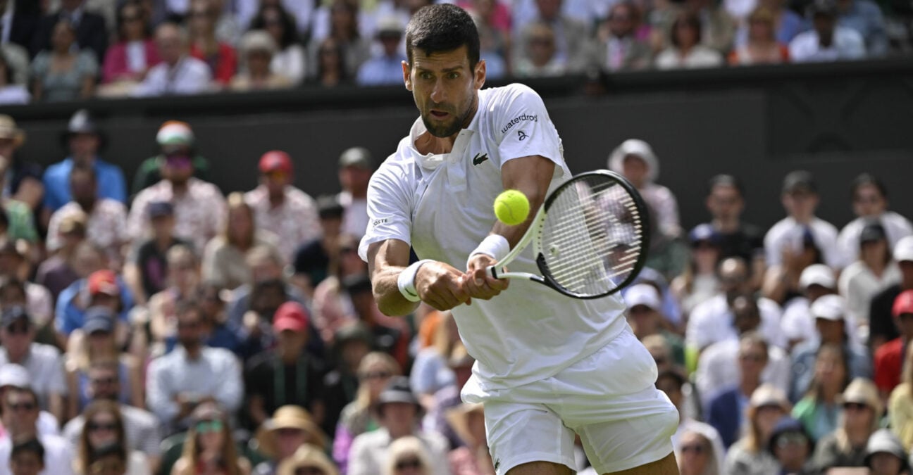 Novak Djokovic at 2023 Wimbledon