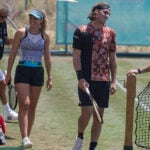 Stefanos Tsitsipas and Paula Badosa