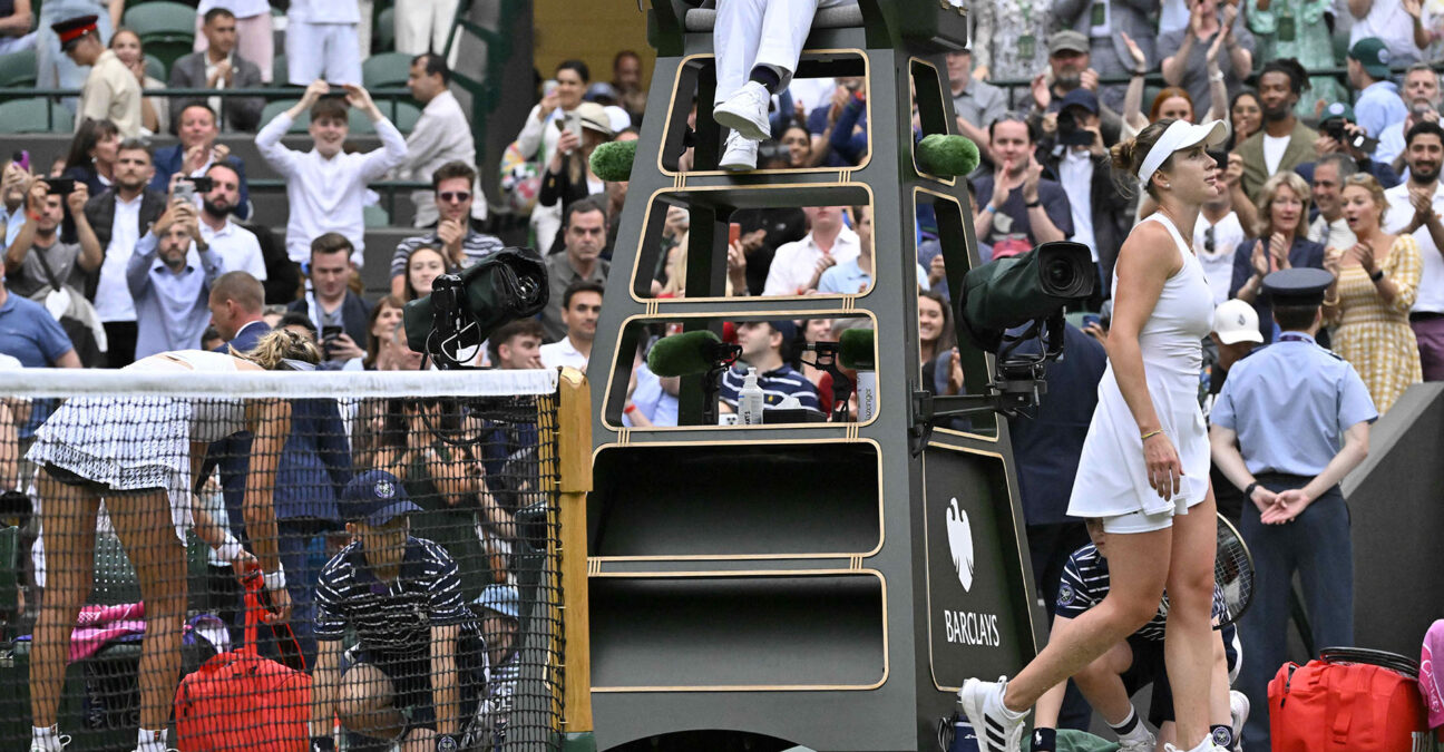 Azarenka Svitolina Wimbledon 2023 | Chryslene Caillaud / Panoramic