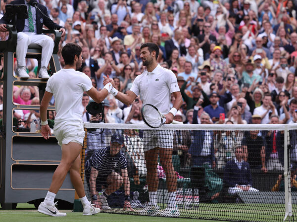 Djokovic and Alcaraz 2023 Wimbledon | Antoine Couvercelle / Panoramic