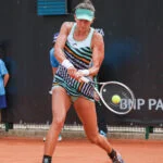 Raluka Serban at the BNP Paribas Warsaw Open in 2022