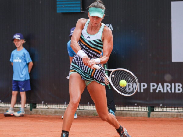 Raluka Serban at the BNP Paribas Warsaw Open in 2022