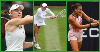 Elena Rybakina, Iga Swiatek and Aryna Sabalenka