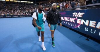 Frances Tiafoe and Nick Kyrgios