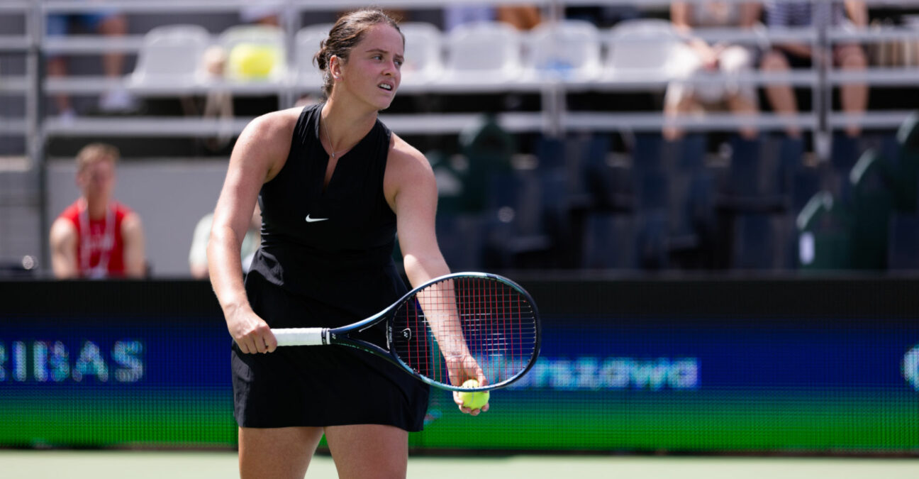 Viktoria Hruncakova at the 2023 Warsaw Open