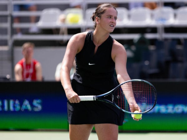Viktoria Hruncakova at the 2023 Warsaw Open