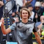 Alexander Zverev celebrating