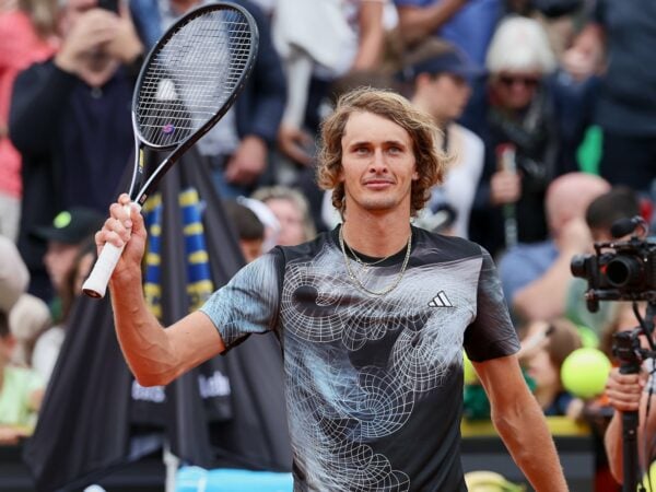 Alexander Zverev celebrating
