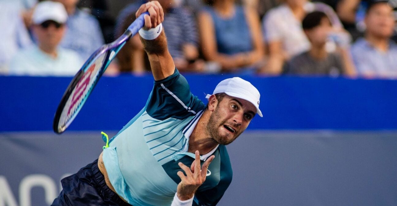 Borna Coric at the 2023 Winston-Salem Open