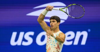 Carlos Alcaraz at the 2023 US Open