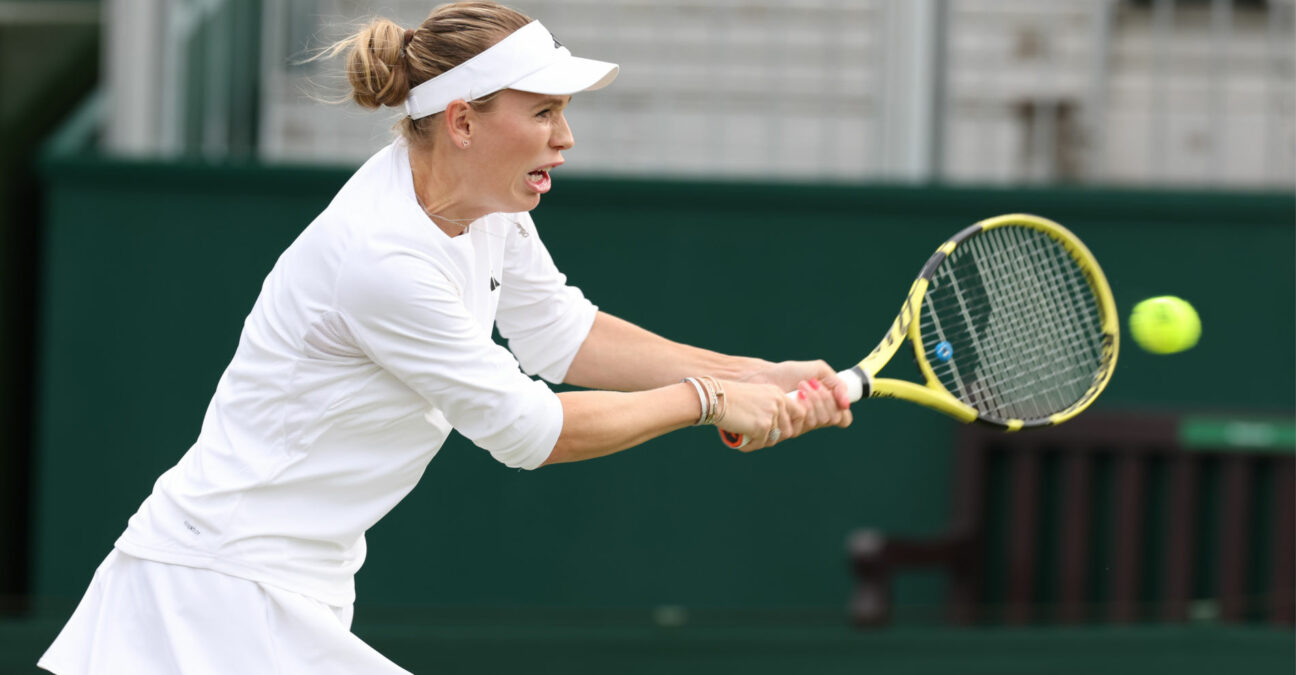 Caroline Wozniacki at 2023 Wimbledon