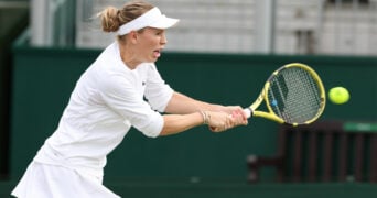 Caroline Wozniacki at 2023 Wimbledon
