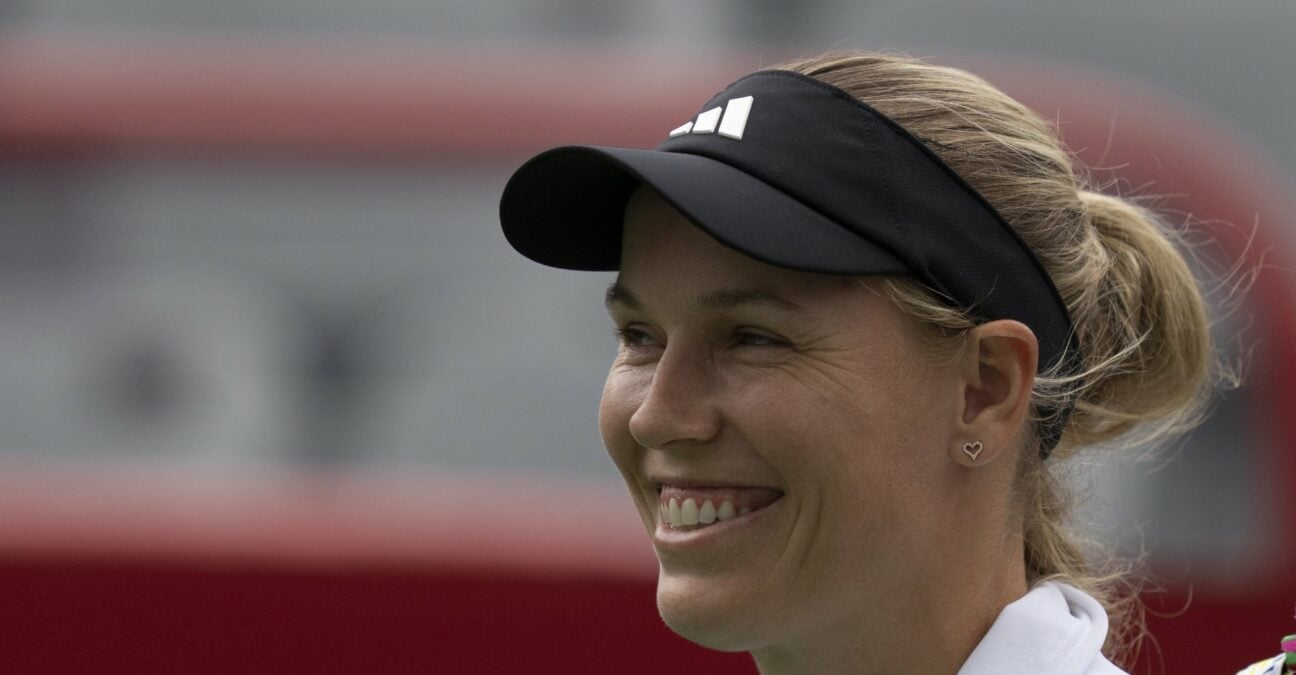 Caroline Wozniacki smiling
