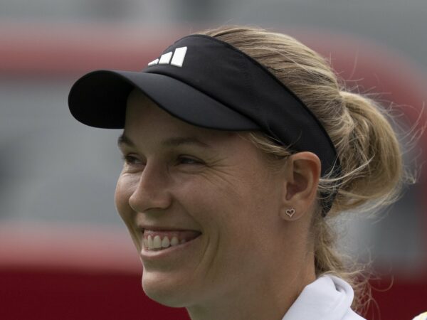 Caroline Wozniacki smiling