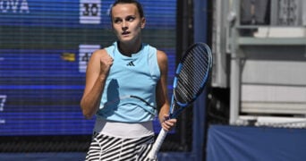 Clara Burel at the 2023 US Open