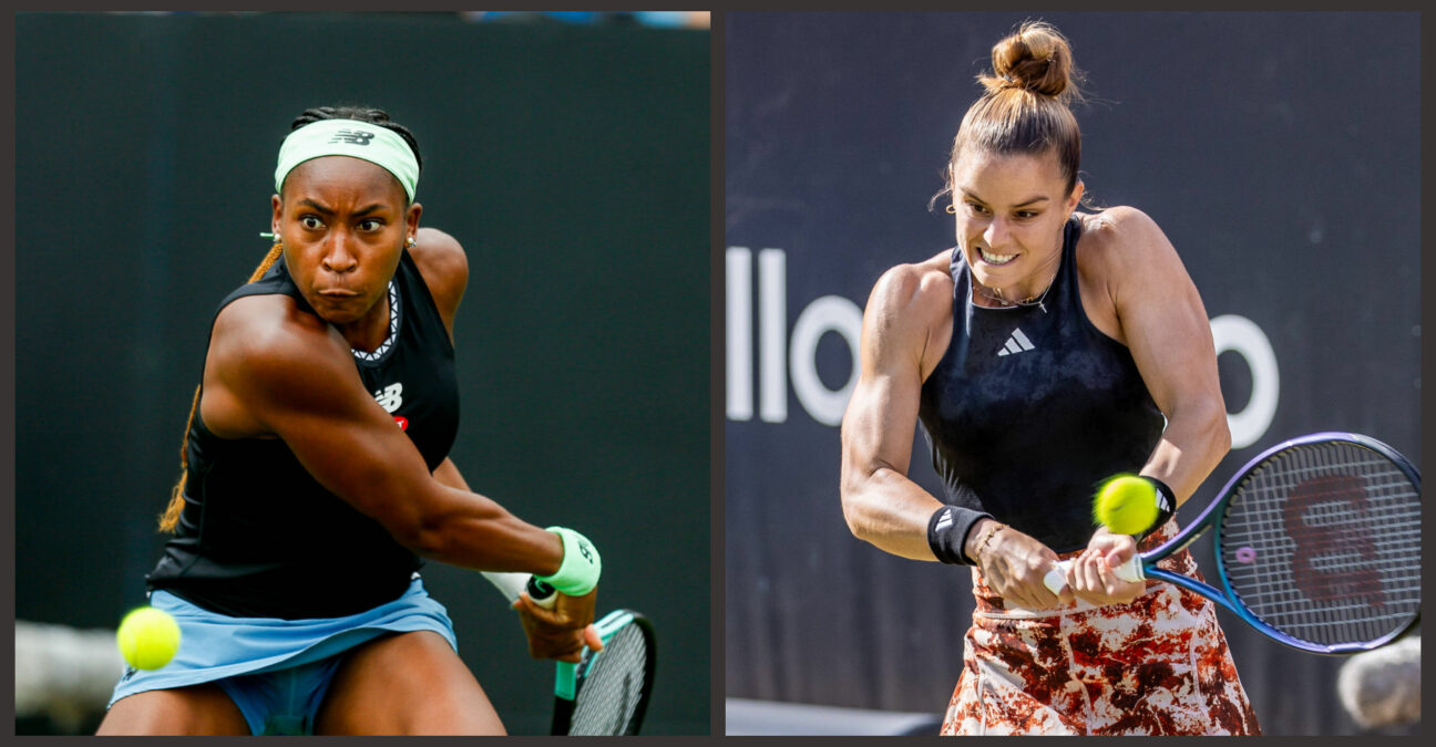 Coco Gauff and Maria Sakkari