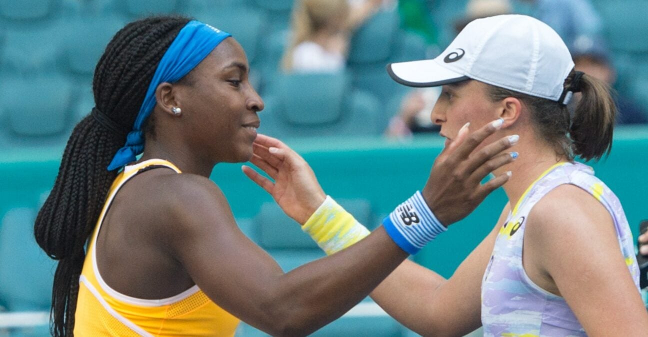 Coco Gauff and Iga Swiatek