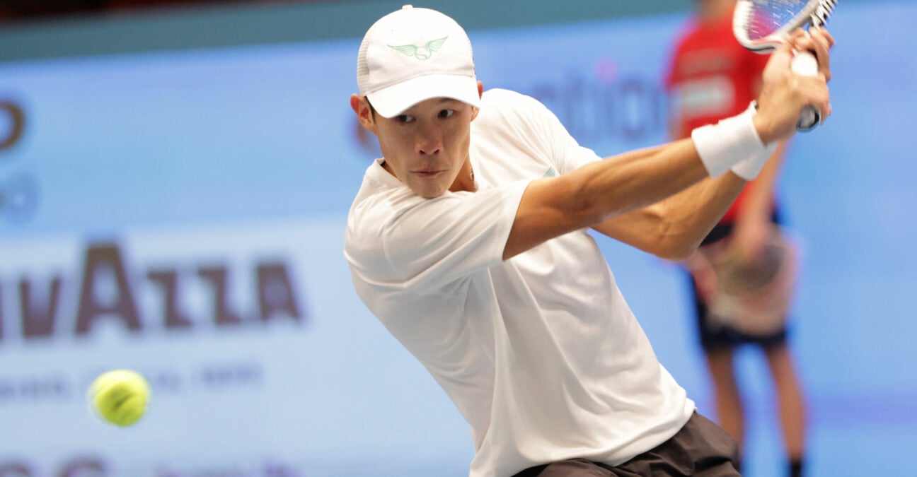 Jason Jung at the 2020 Erste Bank Open in Vienna