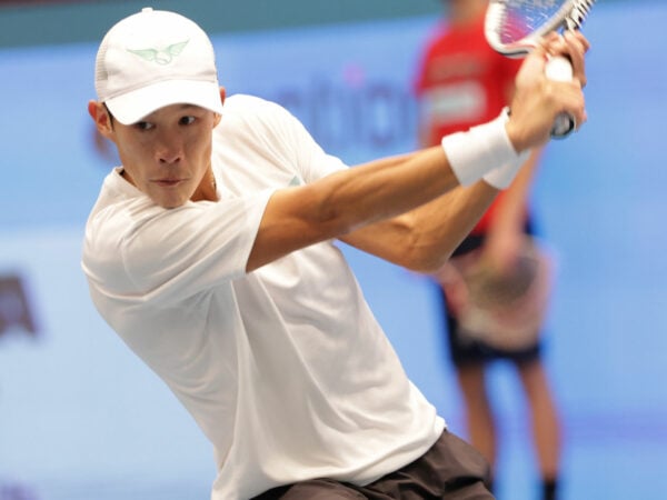 Jason Jung at the 2020 Erste Bank Open in Vienna