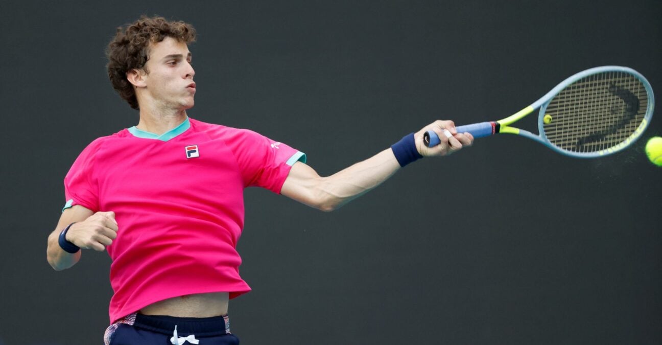 Juan Manuel Cerundolo at the 2022 Miami Open