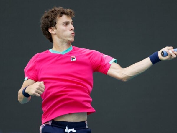 Juan Manuel Cerundolo at the 2022 Miami Open
