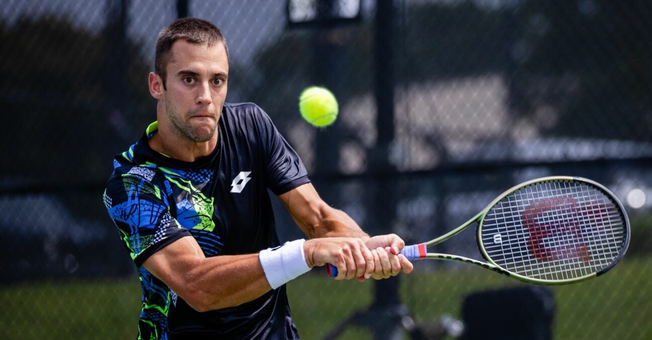 Laslo Djere at the 2023 Winston-Salem Open
