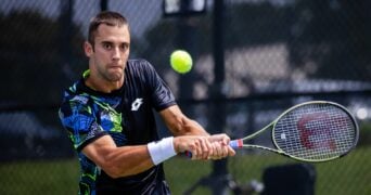 Laslo Djere at the 2023 Winston-Salem Open