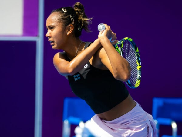 Leylah Feernandez at the WTA Doha Open in 2023 (1)