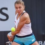 Maja Chwalinska at the 2023 WTA Poland Open