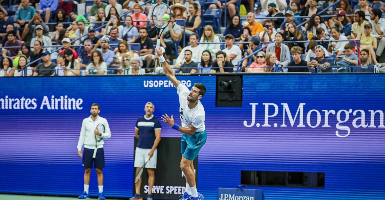 Novak Djokovic at the 2023 US Open - Imago / Panoramic