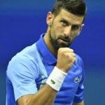 Novak Djokovic at the 2023 US Open
