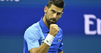 Novak Djokovic at the 2023 US Open