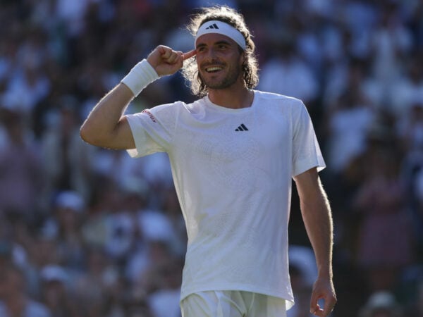 Stefanos Tsitsipas at US Open 2023 Image Credit: Antoine Couvercelle / Panoramic