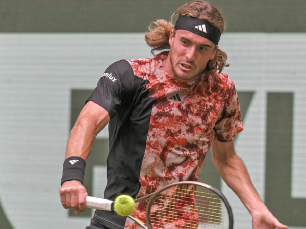 Stefanos Tsitsipas at the 2023 Halle Open