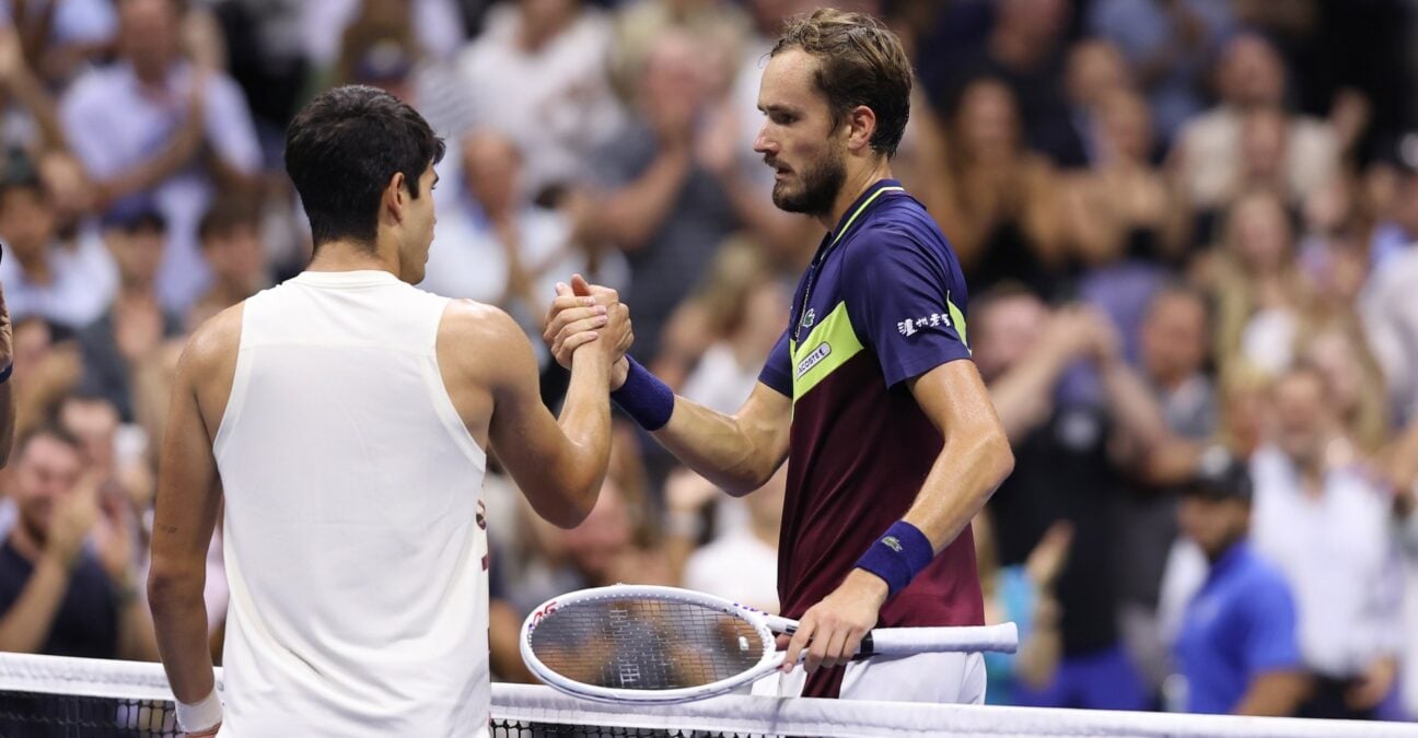 Carlos Alcaraz and Daniil Medvedev