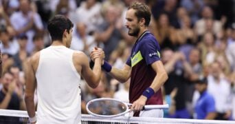 Carlos Alcaraz and Daniil Medvedev